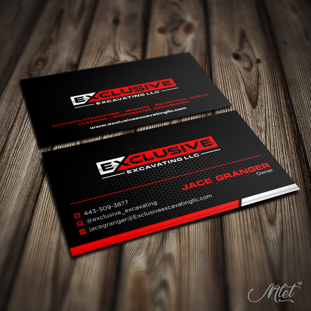 Exclusive Excavating LLC logo design by mletus