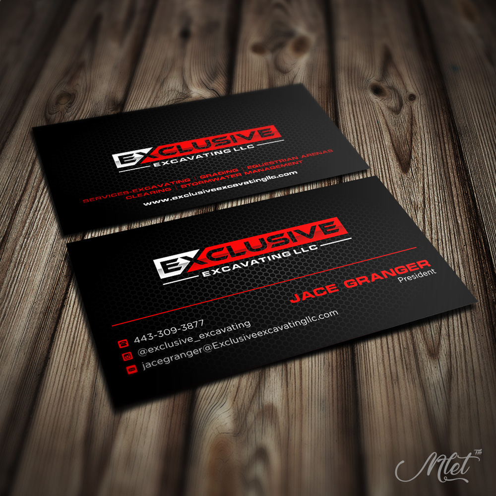 Exclusive Excavating LLC logo design by mletus