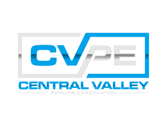 Central Valley Pipeline & Excavation (CVPE) logo design by ammad