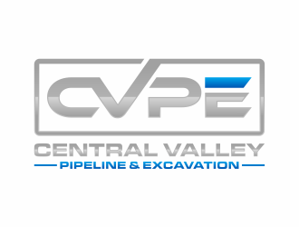 Central Valley Pipeline & Excavation (CVPE) logo design by hidro
