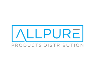 ALLPURE PRODUCTS DISTRIBUTION logo design by GassPoll