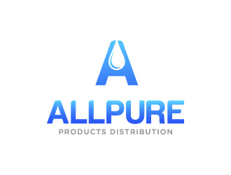 ALLPURE PRODUCTS DISTRIBUTION logo design by sakarep