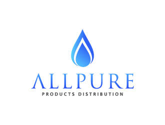 ALLPURE PRODUCTS DISTRIBUTION logo design by sakarep