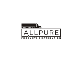 ALLPURE PRODUCTS DISTRIBUTION logo design by bricton
