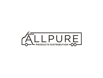 ALLPURE PRODUCTS DISTRIBUTION logo design by bricton