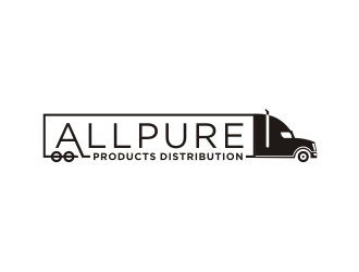 ALLPURE PRODUCTS DISTRIBUTION logo design by bricton