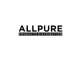 ALLPURE PRODUCTS DISTRIBUTION logo design by salis17