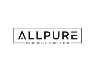 ALLPURE PRODUCTS DISTRIBUTION logo design by asyqh