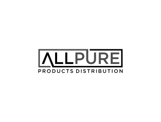 ALLPURE PRODUCTS DISTRIBUTION logo design by RIANW