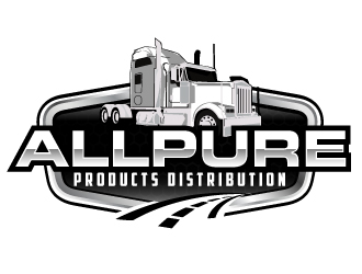 ALLPURE PRODUCTS DISTRIBUTION logo design by AamirKhan