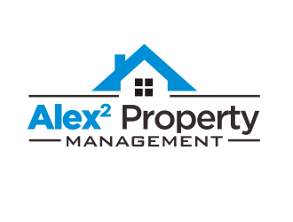 Alex² Property Management logo design by YONK