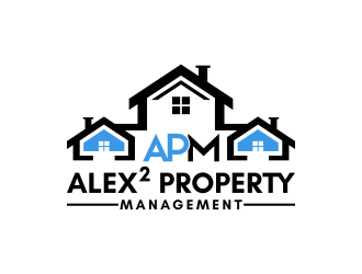 Alex² Property Management logo design by graphicstar