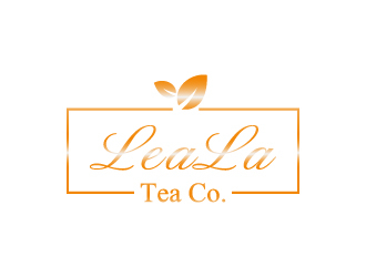 LeaLa Tea Co. logo design by gateout