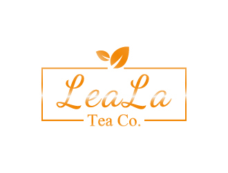 LeaLa Tea Co. logo design by gateout