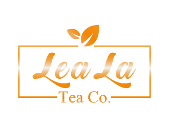 LeaLa Tea Co. logo design by gateout