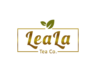 LeaLa Tea Co. logo design by gateout