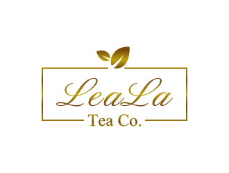 LeaLa Tea Co. logo design by gateout