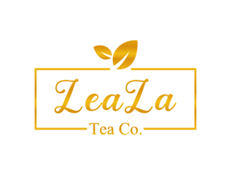 LeaLa Tea Co. logo design by gateout