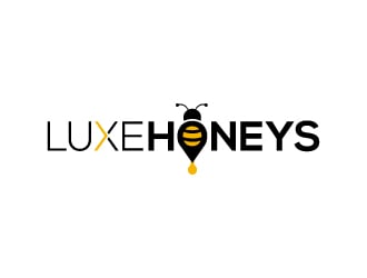 Luxe Honeys logo design by MUSANG