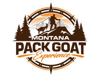 Montana Pack Goat Experience  logo design by jaize