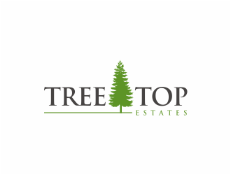 Tree Top Estates logo design by mutafailan