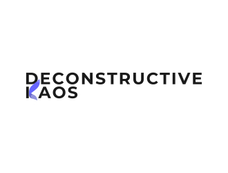 Deconstructive kaos logo design by naldart