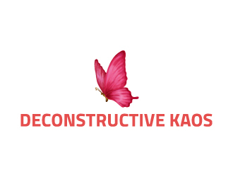 Deconstructive kaos logo design by kasperdz
