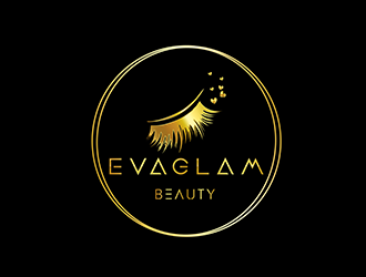 EVAGLAM BEAUTY  logo design by 3Dlogos