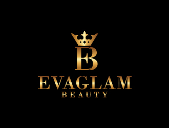 EVAGLAM BEAUTY  logo design by zinnia