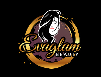 EVAGLAM BEAUTY  logo design by AamirKhan