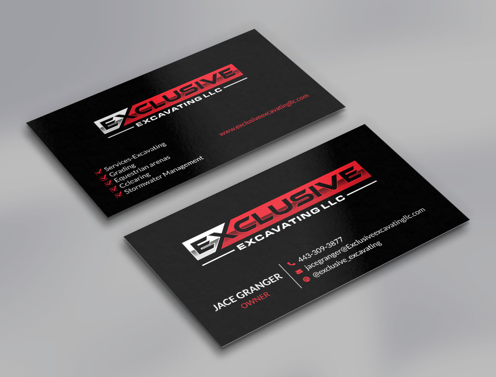 Exclusive Excavating LLC logo design by fritsB