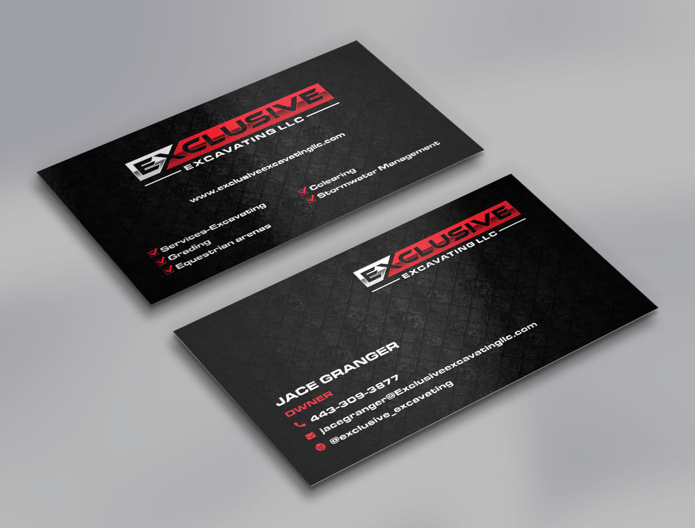 Exclusive Excavating LLC logo design by fritsB