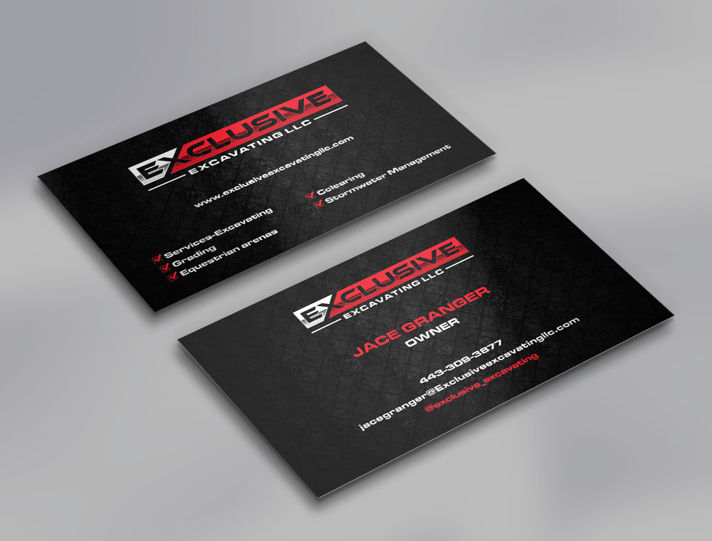 Exclusive Excavating LLC logo design by fritsB