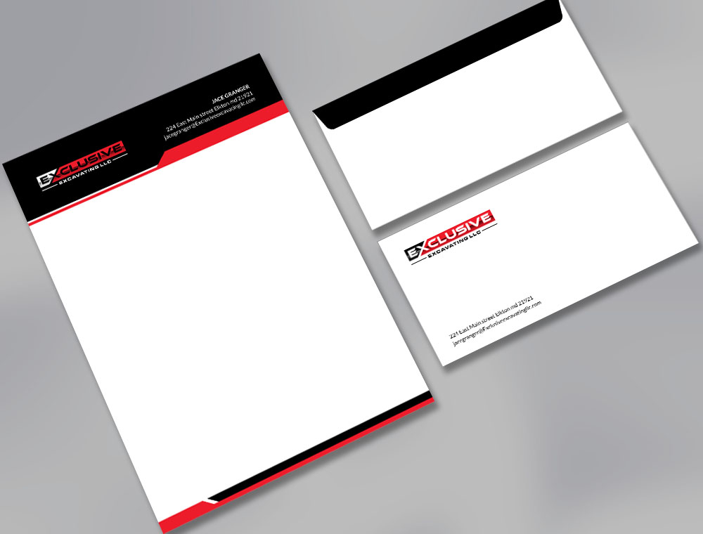 Exclusive Excavating LLC logo design by fritsB