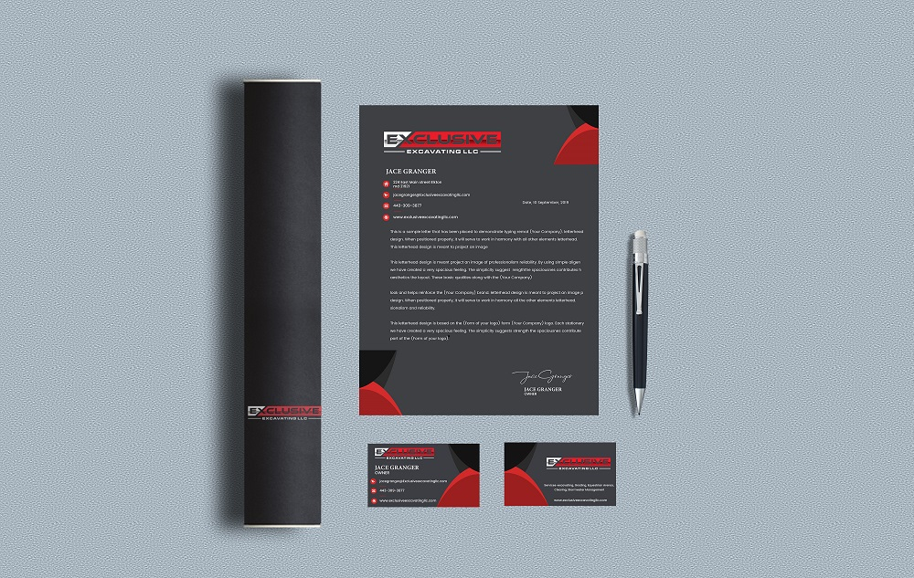 Exclusive Excavating LLC logo design by nehel
