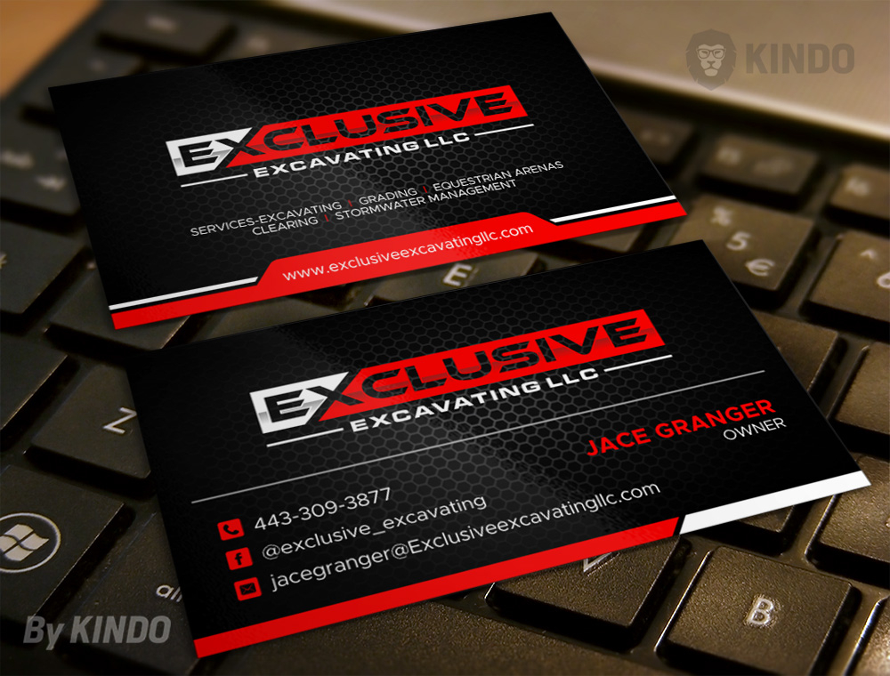 Exclusive Excavating LLC logo design by Kindo