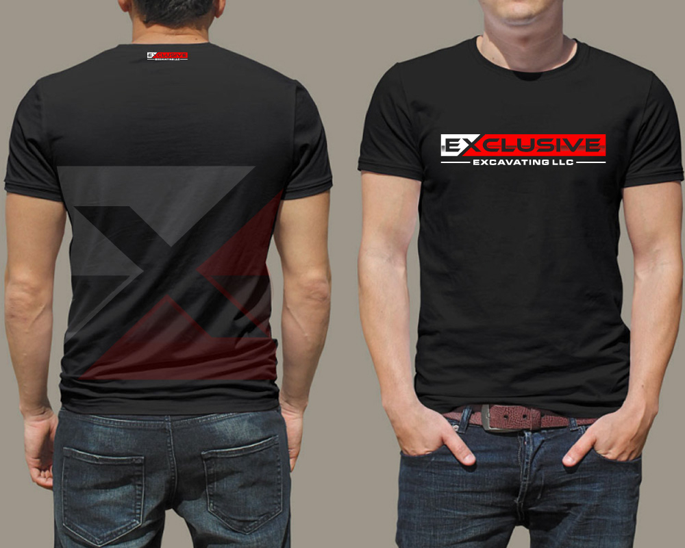 Exclusive Excavating LLC logo design by Boomstudioz