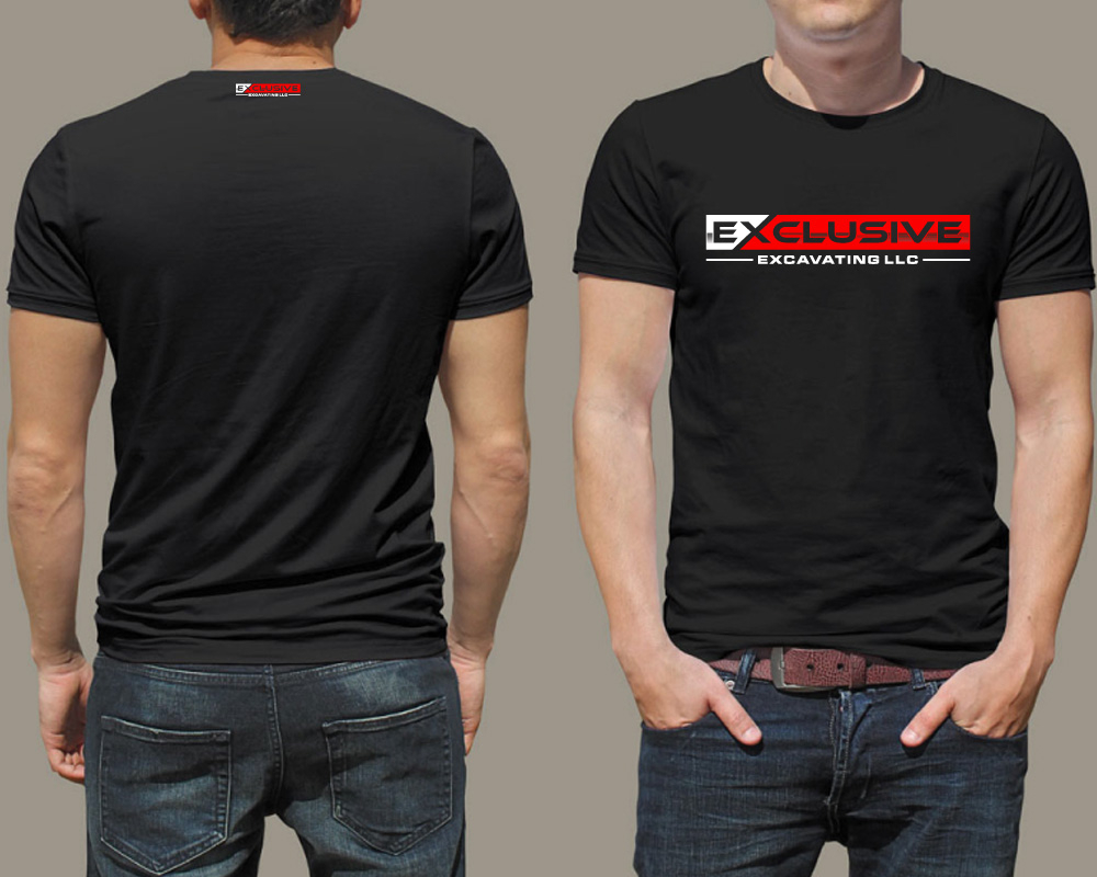 Exclusive Excavating LLC logo design by Boomstudioz
