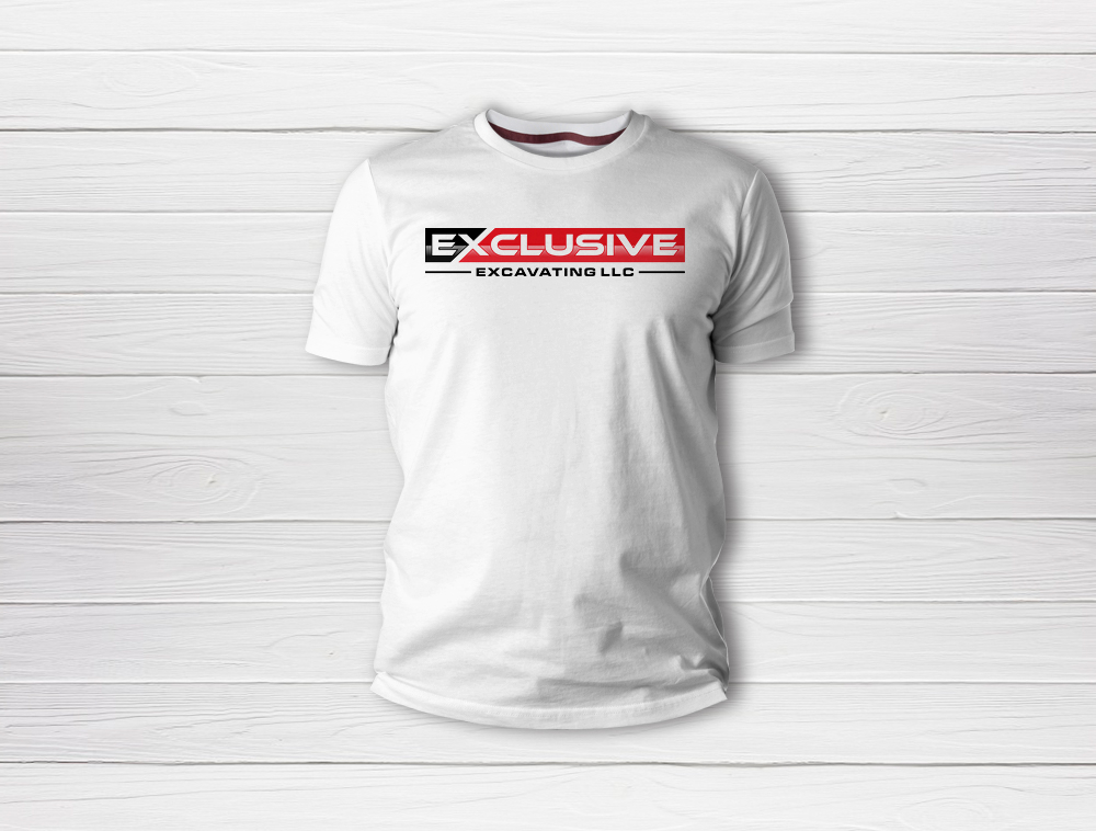 Exclusive Excavating LLC logo design by Niqnish