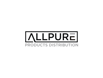 ALLPURE PRODUCTS DISTRIBUTION logo design by muda_belia
