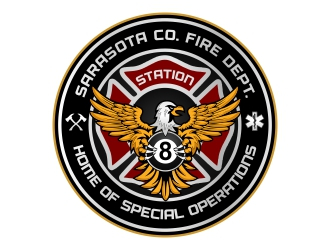 Station 8 logo design by rizuki