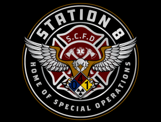 Station 8 logo design by scriotx