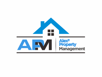 Alex² Property Management logo design by YONK