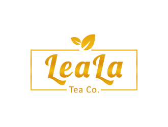 LeaLa Tea Co. logo design by gateout