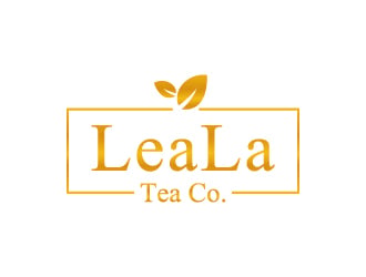 LeaLa Tea Co. logo design by gateout
