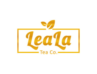 LeaLa Tea Co. logo design by gateout