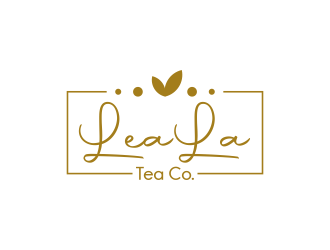 LeaLa Tea Co. logo design by ingepro