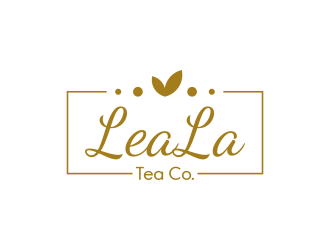 LeaLa Tea Co. logo design by ingepro