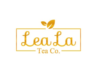 LeaLa Tea Co. logo design by gateout