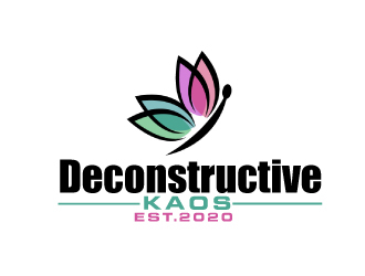 Deconstructive kaos logo design by AamirKhan